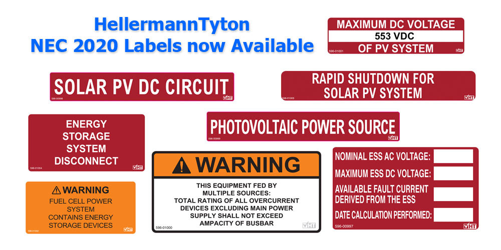 Solar Module Name Plate solar pv labels, placards, and solar installer BOS products – Specialty ...