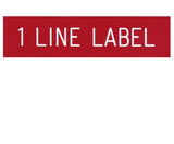 1-Line Engraved Label Designer<br>(UV Acrylic)