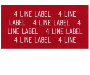 4-Line Engraved Label Designer<br>(UV Acrylic)