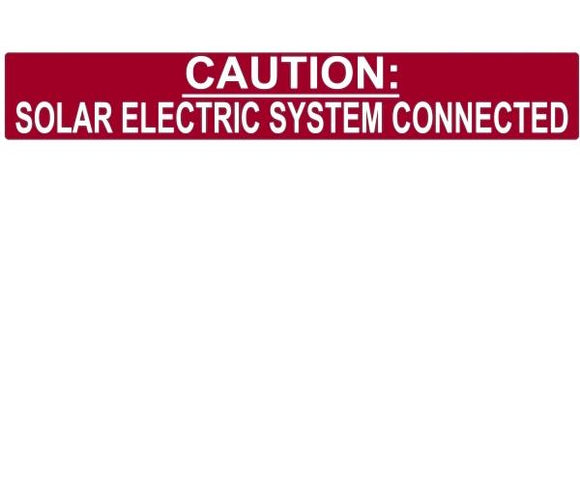 705.12 Solar System Connected Reflective Vinyl Label<br>(HT 596-00245)