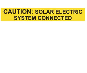 705.12 Solar System Connected Reflective Vinyl Label<br>(HT 596-00613)