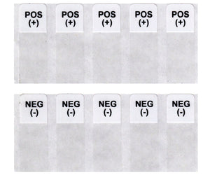 POS+ NEG- Wire Markers (Qty 10)<br />(HT 596-00010)